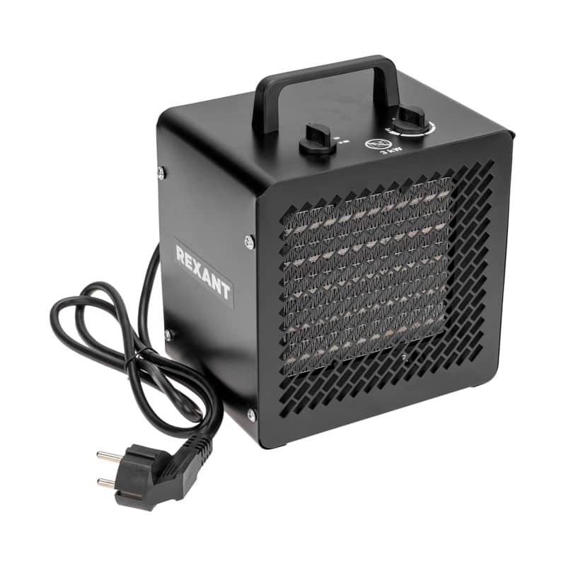 Пушка тепловая, квадратная, PTC, 3кВт REXANT 2