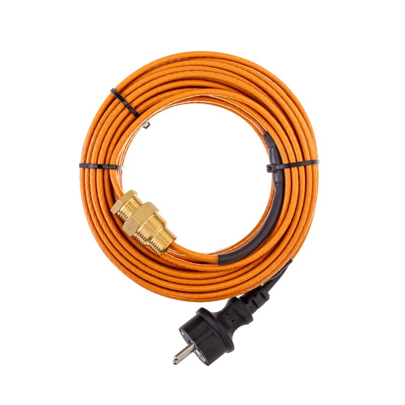 Кабель греющий саморегулирующийся пищевой модель SRP 10HTM2-CT, готовый комплект в трубу, 15м/150Вт REXANT 2