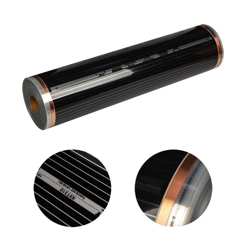 Пленочный теплый пол RXT 310 150 Вт/м², ширина 100см, толщина 0,338мм (Рулон 100м) REXANT                                                             2