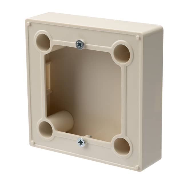 Изображение товара boks-dlya-nakladnogo-montazha-elektroustanovochnyh-izdeliy-bn-01-bezhevyy-rexant 1