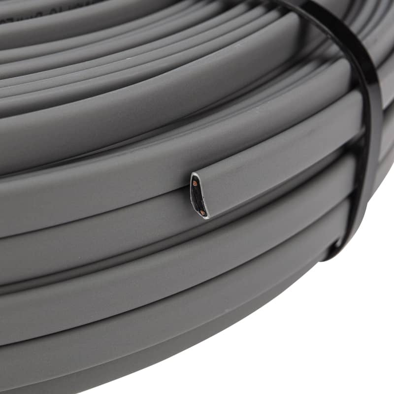 Кабель греющий (нагревательный) саморегулирующийся SRL16-2, неэкранированный, 16Вт/м, 0,93мм2/56м, бытовой, бухта 100м PROconnect 2