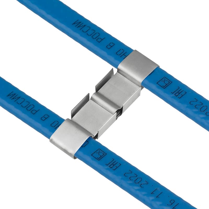 Зажим крепежный ТСР/Т.2-50 Ц, 50 шт. REXANT 2