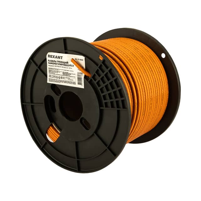 Изображение товара kabel-greyushchiy-nagrevatelnyy-samoreguliruyushchiysya-pishchevoy-10htm2-ct-ekranirovannyy-10vtm-0-6mm2100m-buhta-100m-rexant 1