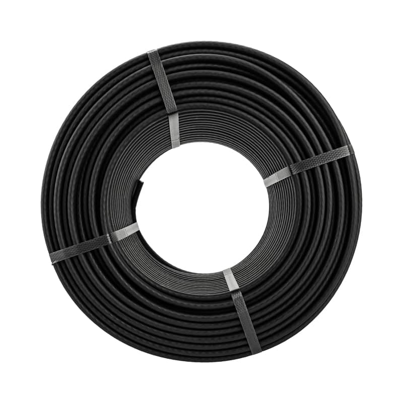 Кабель греющий (нагревательный) саморегулирующийся с УФ-защитой SRL30-2CR UV, экранированный, 30Вт/м, 1,0мм2/60м, бухта 100м REXANT 2