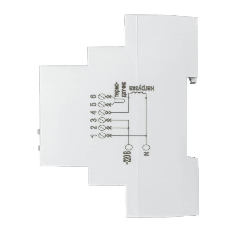 Терморегулятор цифровой RX-257 программируемый, c диапазонами работы (на DIN-рейку) REXANT  2