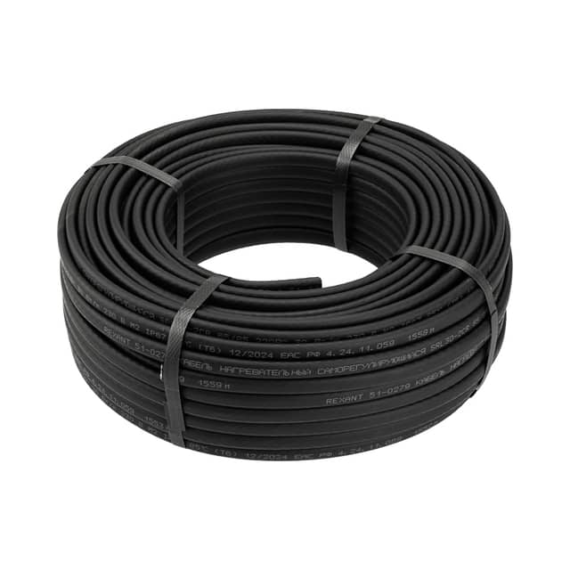 Изображение товара kabel-greyushchiy-nagrevatelnyy-samoreguliruyushchiysya-srl30-2cr-ekranirovannyy-30vtm-0-9mm255m-buhta-50m-rexant 1