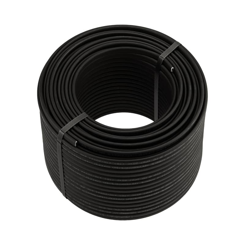 Кабель греющий (нагревательный) саморегулирующийся с УФ-защитой SRL30-2 UV, неэкранированный, 30Вт/м, 0,9мм2/55м, бухта 100м PROconnect 1