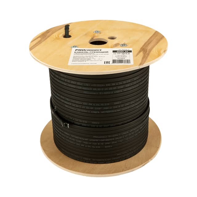 Изображение товара kabel-greyushchiy-nagrevatelnyy-samoreguliruyushchiysya-s-uf-zashchitoy-srl30-2-uv-neekranirovannyy-30vtm-0-9mm255m-buhta-200m-proconnect 2