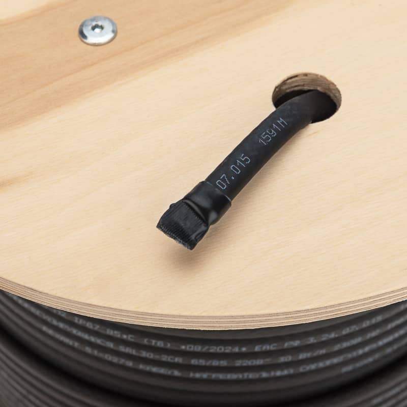 Кабель греющий (нагревательный) саморегулирующийся SRL30-2CR, экранированный, 30Вт/м, 0,9мм2/55м, бухта 200м REXANT 3