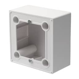Бокс для накладного монтажа электроустановочных изделий, глубина 43 мм, белый REXANT