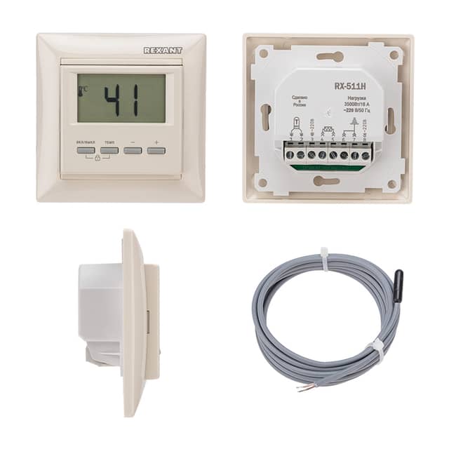 Изображение товара termoregulyator-tsifrovoy-rx-511h-sovmestim-s-legrand-serii-valena-bezhevyy-rexant 2