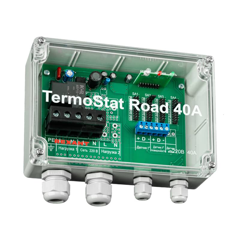 Терморегулятор TermoStat Road 40A IP65 REXANT 4