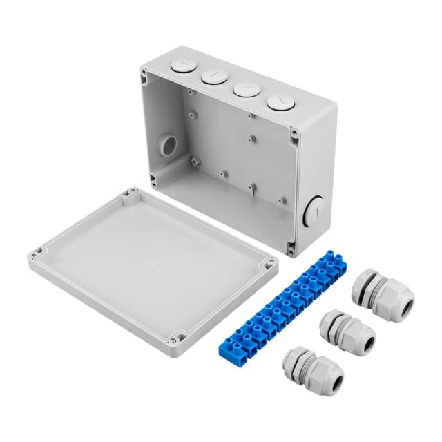 Изображение товара boks-vsepogodnyy-zaschitnyy-rexbox-200h150h75-ip65-s-klemmnym-naborom-rexant-51-1052 4
