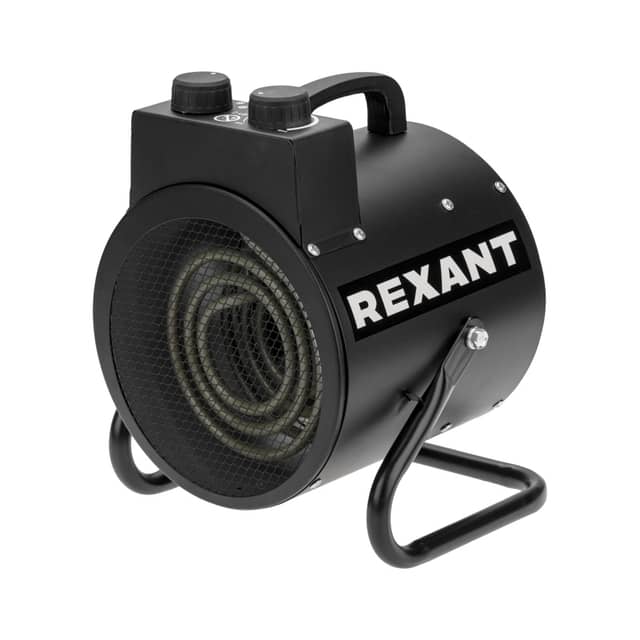 Изображение товара pushka-teplovaya-elektricheskaya-kruglaya-regulirovka-ugla-naklona-ten-2kvt-rexant 1