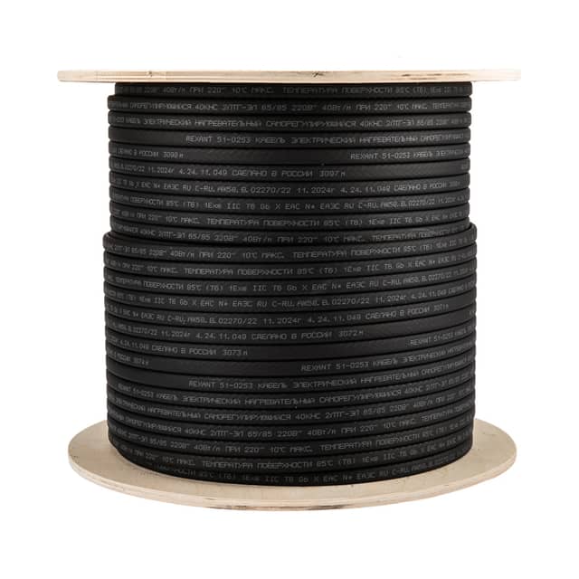 Изображение товара kabel-greyushchiy-nagrevatelnyy-samoreguliruyushchiysya-rsl-40hf-6585-s-ekranirovannyy-vzryvozashchishchennyy-ex-uv-40vtm-1-0mm245m-rexant 4