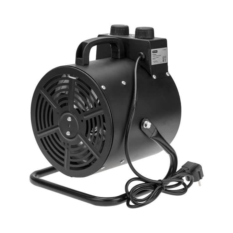 Пушка тепловая электрическая, круглая, регулировка угла наклона, ТЭН, 2кВт REXANT 2