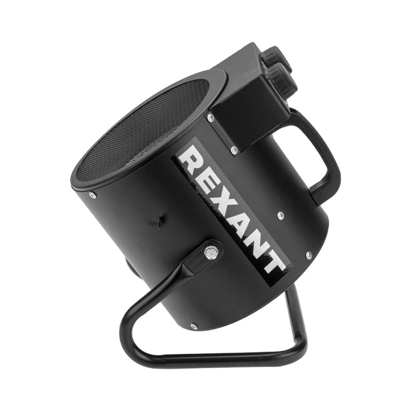 Пушка тепловая электрическая, круглая, регулировка угла наклона, ТЭН, 2кВт REXANT 4