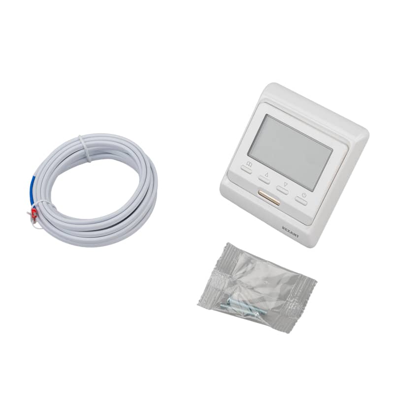 Терморегулятор цифровой R51XT программируемый, белый REXANT 5