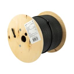 Кабель греющий (нагревательный) саморегулирующийся RSL-24HF 65/85 С°, экранированный, взрывозащищенный, Ex, UV, 24Вт/м, 1,0мм2/75м REXANT