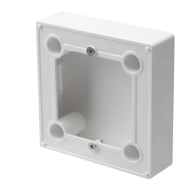 Изображение товара boks-dlya-nakladnogo-montazha-elektroustanovochnyh-izdeliy-bn-01-belyy-rexant 1