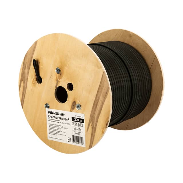 Изображение товара kabel-greyushchiy-nagrevatelnyy-samoreguliruyushchiysya-s-uf-zashchitoy-srl30-2-uv-neekranirovannyy-30vtm-0-9mm255m-buhta-200m-proconnect 1