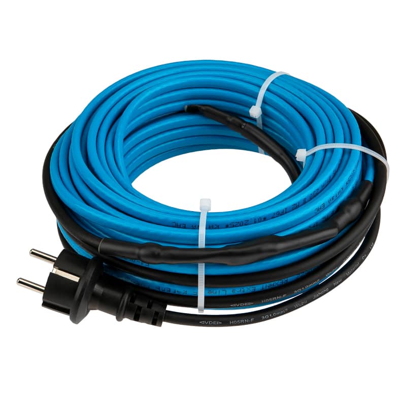 Кабель греющий саморегулирующийся модель SRL 15MSR-PB, на трубу, 20м/300Вт REXANT 1