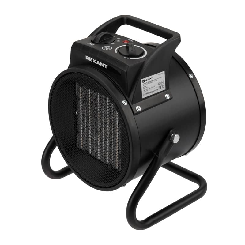 Пушка тепловая электрическая, круглая, PTC, 3кВт REXANT 1