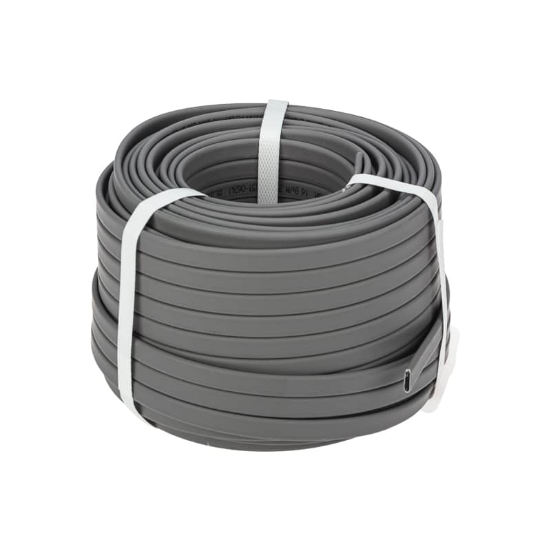 Кабель греющий (нагревательный) саморегулирующийся SRL16-2CR, экранированный, 16Вт/м, 0,93мм2/56м, бытовой, бухта 50м PROconnect 1