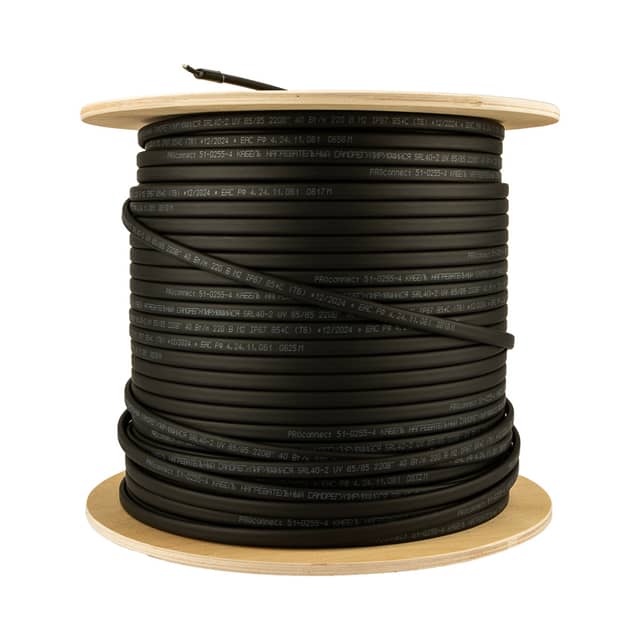 Изображение товара kabel-greyushchiy-nagrevatelnyy-samoreguliruyushchiysya-s-uf-zashchitoy-srl40-2-uv-neekranirovannyy-40vtm-0-9mm240m-buhta-200m-proconnect 3