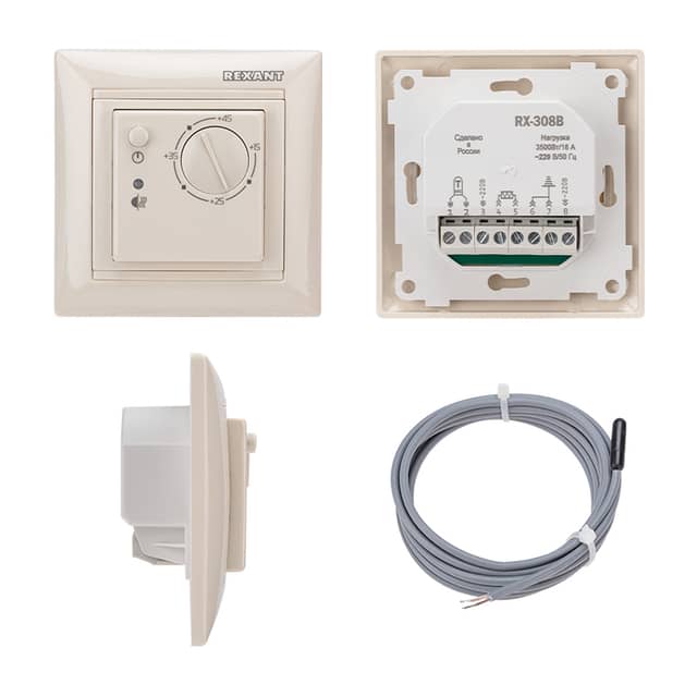 Изображение товара termoregulyator-mehanicheskiy-rx-308b-sovmestim-s-legrand-serii-valena-bezhevyy-rexant 2
