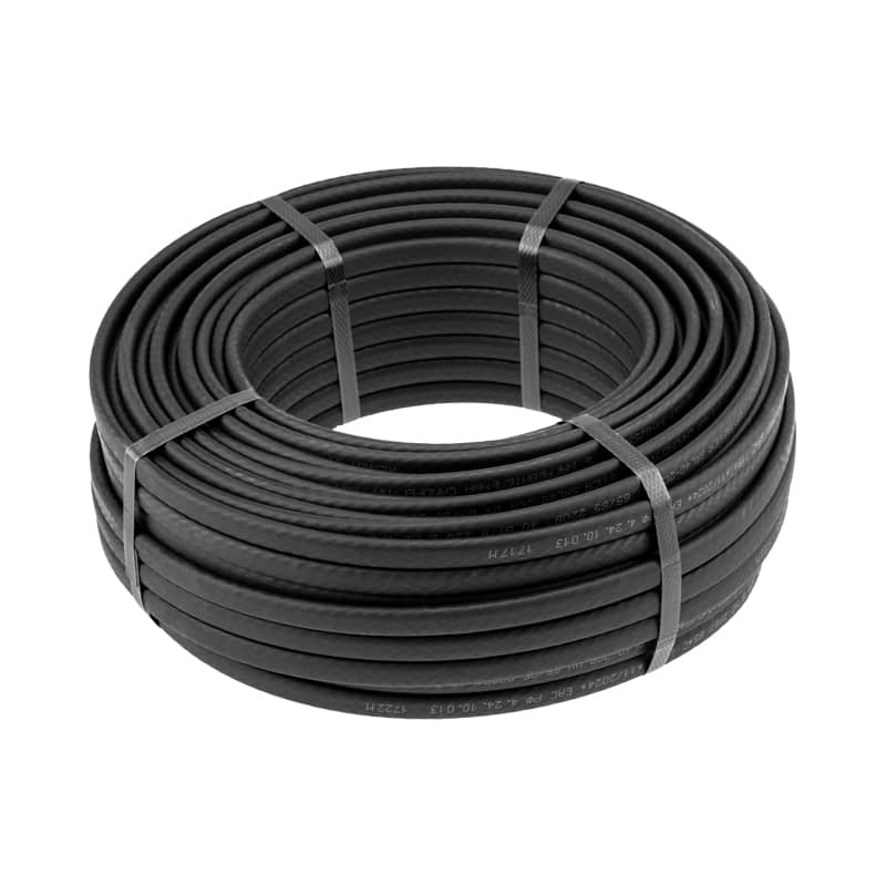Кабель греющий (нагревательный) саморегулирующийся с УФ-защитой SRL40-2CR UV, экранированный, 40Вт/м, 1,0мм2/45м, бухта 50м REXANT 5
